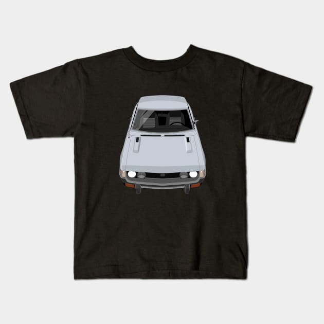 Celica GT 1st gen A20 A30 - Silver Kids T-Shirt by jdmart